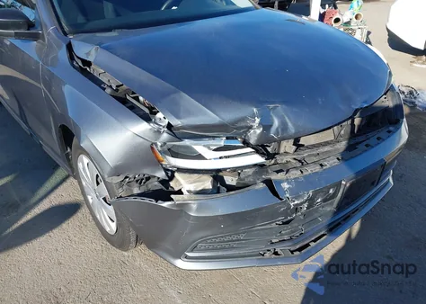 2015 Volkswagen Jetta 2.0L S from USA, damaged, VIN 3VW1K7AJ9FM311217